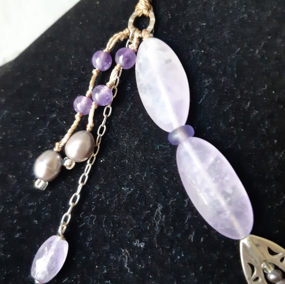 Silpada Sterling and Natural Stone Necklace